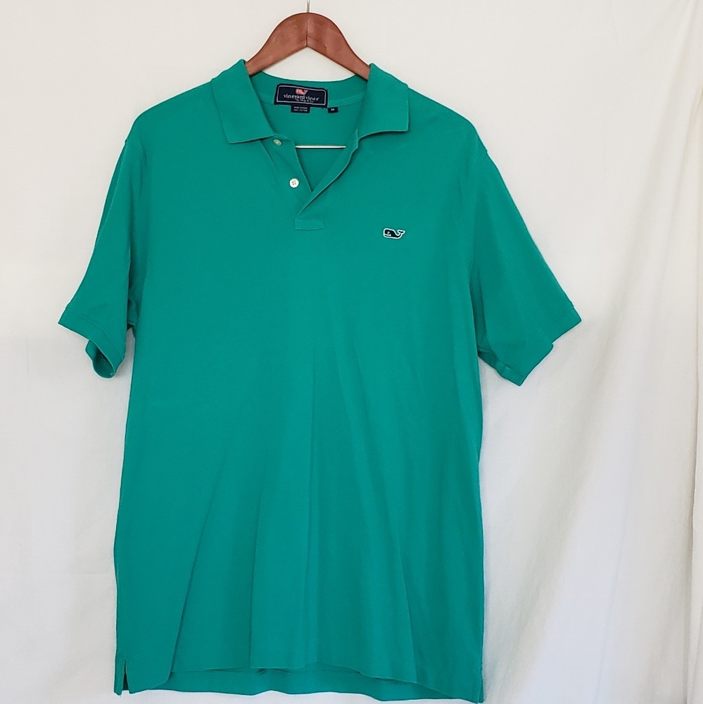 Vineyard Vines Mens Green Polo